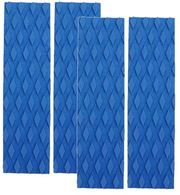 Oxtxuzdm Rutschfestes Deck-Pad für Surfbretter, Traktion, Surfen, Fronttraktion, rutschfest, für Surfbretter, Skimboards, Zubehör, 4 Stück
