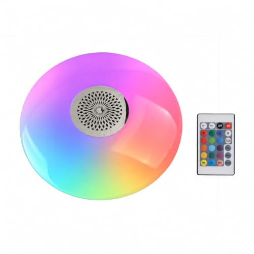 Mtlavishness RGB LED Deckenleuchte 30W Deckenlampe Led Deckenleuchte mit Fernbedienung und App dimmbar Bluetooth Deckenlampe Dimmbar Partylicht Farbwechsel Lampe für Weihnachten Wohnzimmer