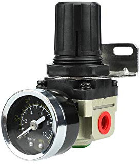 Druckminderer Druckregler für Druckluft Werkzeug Kompressor, 1/4 Zoll