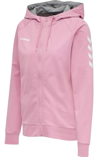 Hummel Damen Hmlgo Cotton Zip Hoodie Woman Sweatshirt, Cotton Candy, XS EU