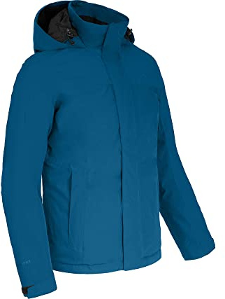 Bergson KAJAANI | Herren Winter-Regenjacke - Warme Herren Winter-Regenjacke mit Innensteppung, Normalgrößen, 100% wasserdicht (20.000 mm Wassersäule) & verschweißte Nähte, Winddicht & höchste Atmungs