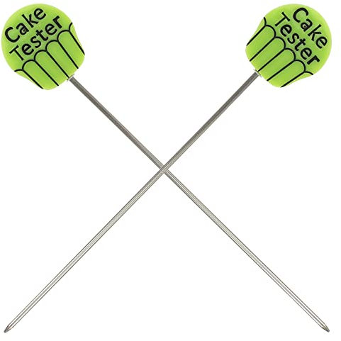 BESTonZON 2stücke Edelstahl Kuchen Tester Wiederverwendbare Kuchen Teststäbe Für Präzises Backen Für Und Torten Küchenwerkzeuge Für Hobbybäcker Und Profis