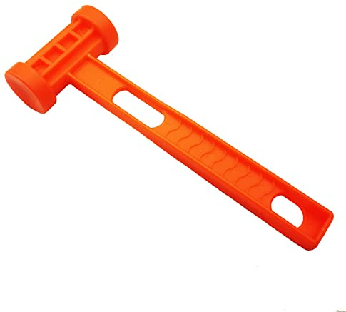 Maillet en plastique léger pour tente de camping avec trou de retrait - Multifonctionnel - Pour camping en plein air - Accessoire de randonnée