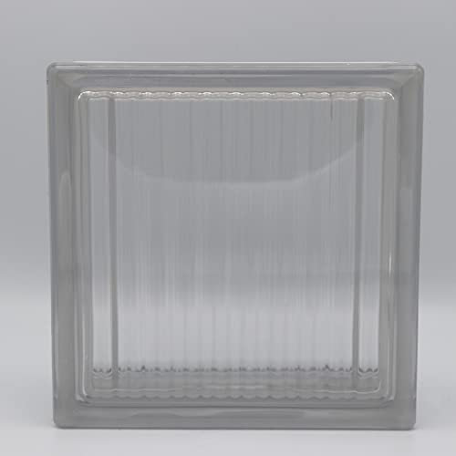 Fuchs Design THERMO BLOCK Slim, brique de verre parallèle, 19x19x10cm, isolation thermique: Ug 1,0