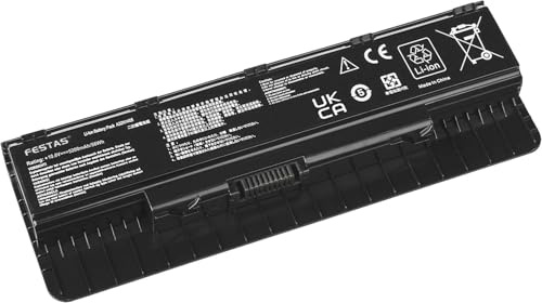 FESTAS A32N1405 Batterie Compatible avec ASUS N551 N551JX G551J G551JK | N551J N551JX N751J N751JX G551JM N551JK N551JM ROG G551 G551JW G551V G771 G771JM GL551 A32NI405 Ordinateur PC Portable