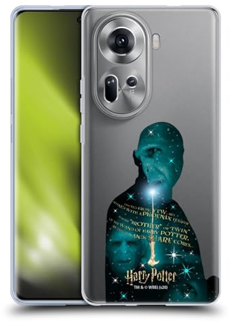 Head Case Designs Officially Licensed Harry Potter Voldemort Yew Wand Deathly Hallows XXXVIII Soft Gel Case Compatible With Oppo Reno11