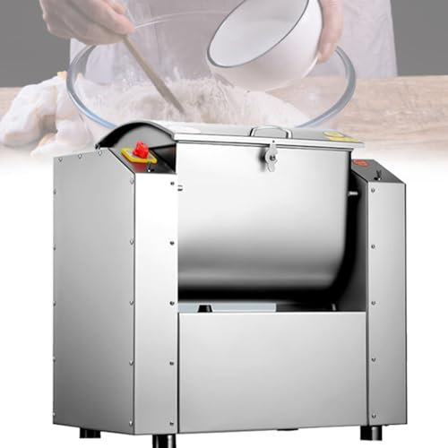 Dough Flour Mixer 3kg Commercial Dough Mixer, Electric Stand Mixer Dough Kneading Machine Heavy Duty Pizza Dough Mixer with Dual Rotating function, Kitchen Cake Mixer & Dough Mixer