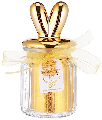 CHILDWEET Fee Themen Glas Overgild Jar Hochzeit Candy Lagerung Box Dekorative