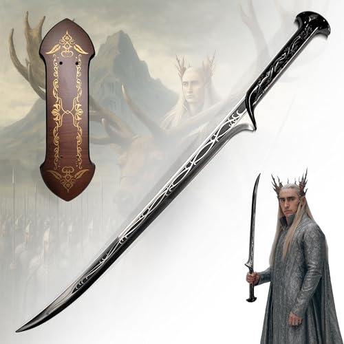 Der Herr der Ringe - LOTR Schwert, Filmschwert, echt, aus Stahl, Der Hobbit, Zauberer Merch, Aragorn Sword, Deko für Sammler und als Geschenk