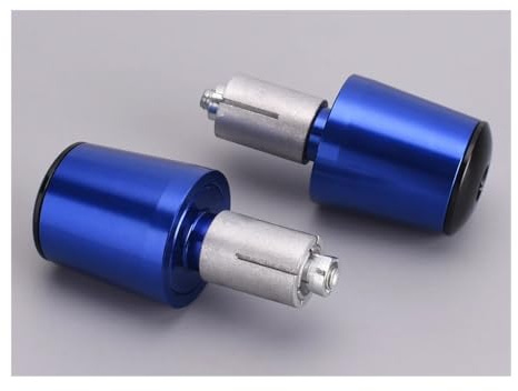 Para GSXR 1300 1000 750 600 K1 K2 K3 K4 K5 K6 K7 K8 K9 Empuñaduras De Manillar De Motocicleta Extremos Empuñaduras De Manillar Tapas Pesos Enchufe De Mango(Blue)