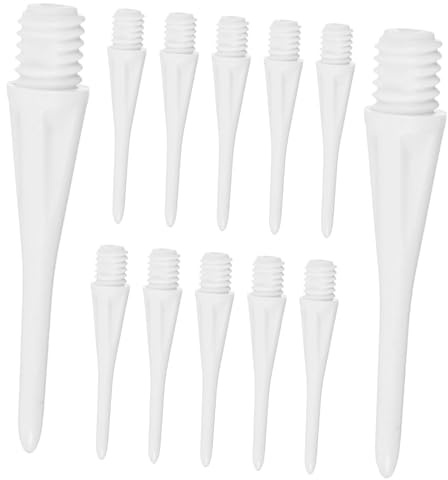 EXHUMKY Softdart Spitzen 50 Stück Professionelle Weiche Kunststoff Spitzen Verschleißfest Spielpfeil Zubehör Für Darts Freizeit Und Wettkampf
