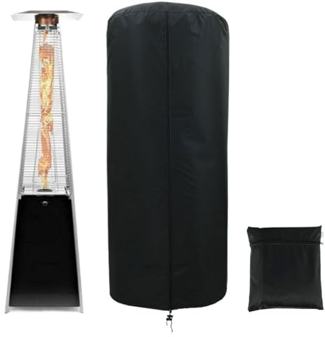 Calentadores de Patio for terraza y jardín, dosel for, cubierta antipolvo Oxford 210D/420D Cubierta Calentador Exterior(210D Oxford Cloth)