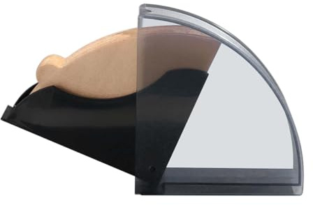 Distributore Di Filtri Per Caffè - Porta Acrilica A Prova Di Polvere, Organizzatore Di Carta In Stile Ventola, Rack Di Salvamento Spaziale Compatto, Copertura Per Polvere Protettiva | Attrezzatura Di