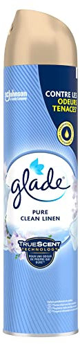 Glade® Aerosol - Ambientador Spray contra malos olores. Esencia para casa y baño fragancia Frescor de Ropa, 1 unidad, 300ml