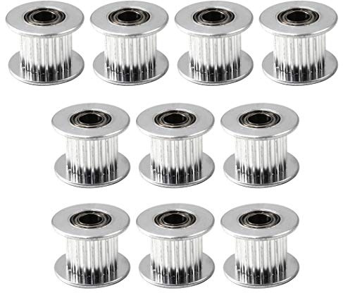idler pulley 16 teeth zahnriemenscheibe 3mm bohrung umlenkrollen für seile 6mm 3D Drucker Zahnriemen Rolle Packung mit 10