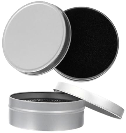 minkissy 2pcs Makeup Brush Cleaning Box Sponge Pad Makeup Brush Cleaners and Hygiene Safe for Skin Versatile Use for Items