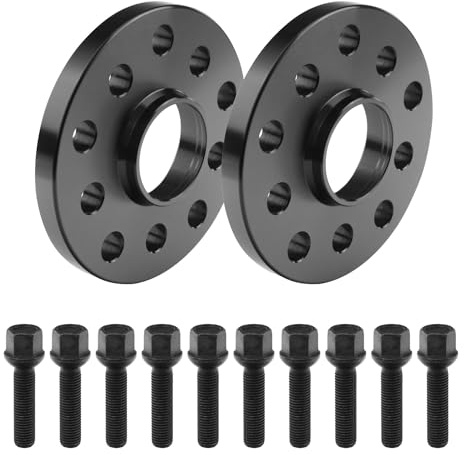 SCC Spurverbreiterungen Spurplatten 2x15mm 5x112-5x- 12169W-ABE-2 kompatibel mit Mercedes-Benz C CLK