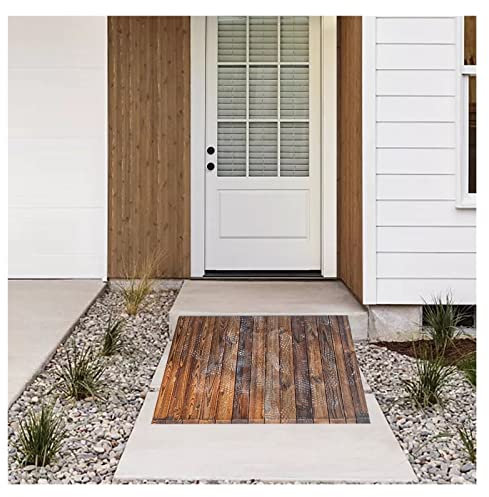 Threshold Ramp, Front Door Sheds Auxiliary Transition Ramp, Wooden Barrier-Free Doorway Threshold Ramps for Wheelchairs Walkers Bike Mobility Scooters, 4 5 6 7 8 10 Inch High (Size : 90x50x10cm/35.4X