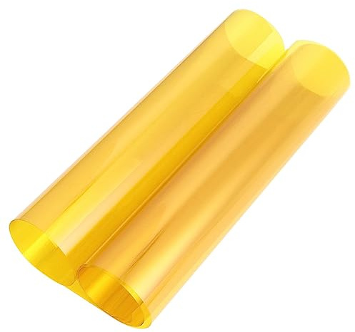 MERRYHAPY Films Gels LED Jaune Pet pour Éclairage Artistique Et Diffusion Lumineuse Théâtre Et Photo