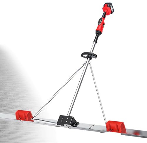 Outil vibrant pour béton, moteur sans balais, outil vibrant pour béton avec panneau en acier inoxydable de 150 cm/180 cm/200 cm, moteur sans balais, vitesse de 3000 à 6000 tr/min,2battery-2motor-1.5M