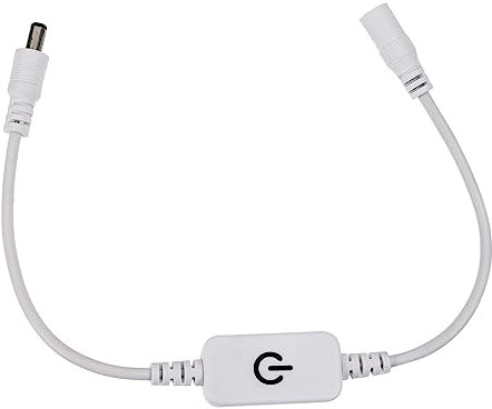 HOMSFOU Variateur Tactile Intelligent Led 12v Pour Bande Lumineuse Monochrome Blanc, Commande Par Capteur Tact, Compatible Lampes Led Jusqu’à 50w, Usage Domestique,