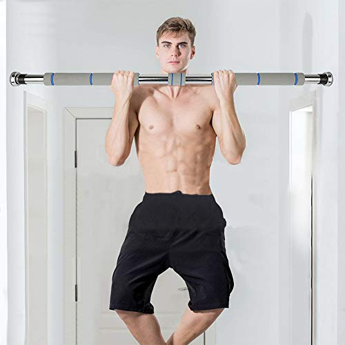MENGDA Klimmzugstange für die Tür, Installation ohne Schrauben, verstellbare Türstange von 80 bis 115 cm, belastbar bis 150 kg