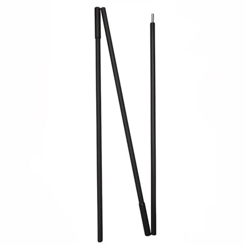 QRXALISA Zeltstangen 63/72 Gramm 126/125 cm Carbon Fiber Ultralight Zelt Doppel A Zelt Gerade Zeltstange(Three-segment-46cm)