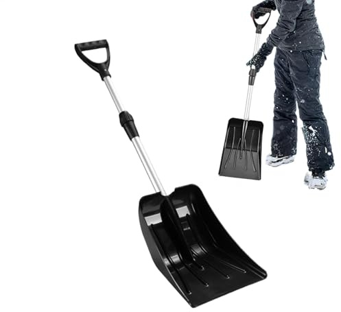 Beach Shovels, Snow Shovel, Foldable Snow Shovel with D-Shaped Handle - Portable Shovels for Kids, Multifunctional Cleaning Tool for Car Driveway, Garden, Camping, Yard
