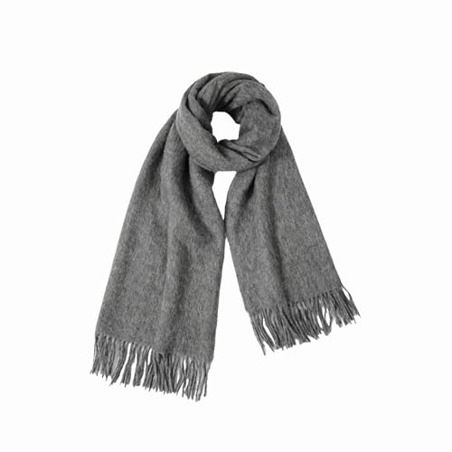 WAMSOFT Winter Wool Scarf Shawl Wrap for Women Men with Fringe, 78.7x27.5in | Thick Warm Long Cold Weather Wraps Shawl for Party Wedding
