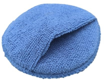 Dayysiuy Applicatore Per Cera | Spugna in Schiuma | Spugna Lucidatrice A Tasca In Fibra Fine Da 13 Cm Per Metallo Cura Pneumatici Cura Pelle Interni Moto Garage E Correzione Della Vernice