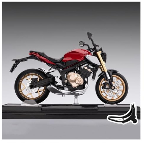 Motorcykelmodell 1:12 För CB650 CB 650 Motorcykelmodell I Legering Simulerad Modell(Röd)