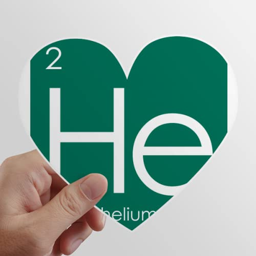 Quimica elementos periodo cuadro raro gas helio que Calcomanías cardíacas,calcomanías para equipaje