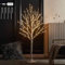 Hairui Lighted Birch Tree 4FT 200 LED White Birch Tree with Lights for Christmas Holiday Party Decorations Plug in Indoor Outdoor Use