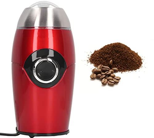 Molinillo De Café Eléctrico De 200 W Para Frijoles, Hierbas, Especias, Molinillos De Café Para Uso Doméstico, Máquina Rectificadora De Cuchillas De Acero Inoxidable, Molinillo De Café De 220 V, Enchuf