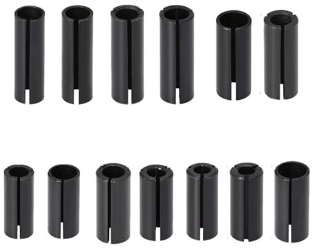 CNC Router Bit Hohe Präzision Adapter Collet Fräser Werkzeug Adapter Halter for Bohrer Gravur Maschine Reibahle (Size : 10mm to 8mm)