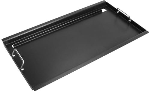 Full-Size Griddle Inserts for Weber Summit 600 Series Grills, Flat Top Griddle for Summit E-640/650/660/670 S-640/650/660/670 Gas Grills with a Smoker Box, Replacement Parts for Weber 67552