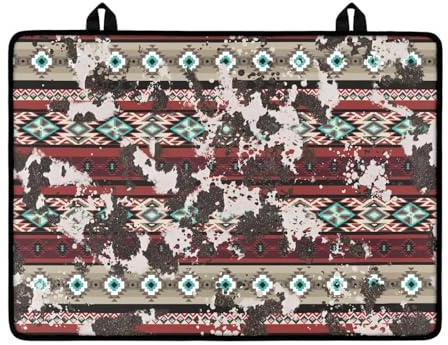 Sellikakes Aztec Stove Top Cover for Electric Stove, Anti Greasy Multipursose Mat for Glass Top Cooktop, Washer Dryer Top,Expands Usable Space