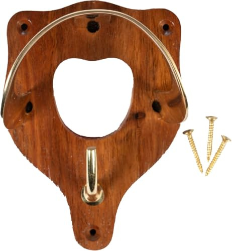 HKM Porte bridon en bois et laiton Laiton One Size