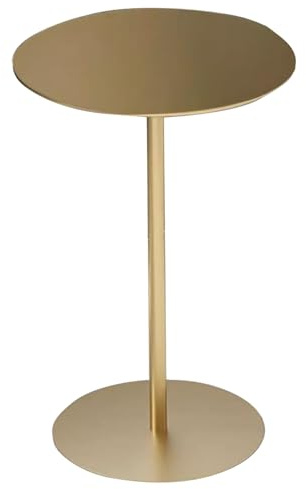 Modernt barbord med högt topp – snyggt runt bistro pub cocktailbord stabil bänkhöjd för kök och matsal (40 x 40 x 50 cm) – perfekt för hemunderhållning
