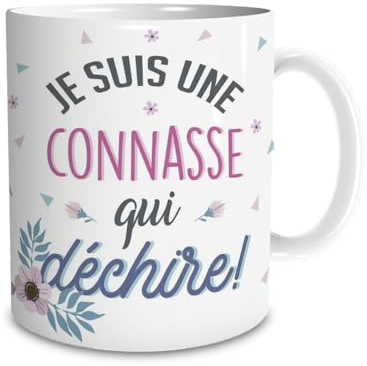 Mug Blanc – Je suis un Connasse qui Déchire !