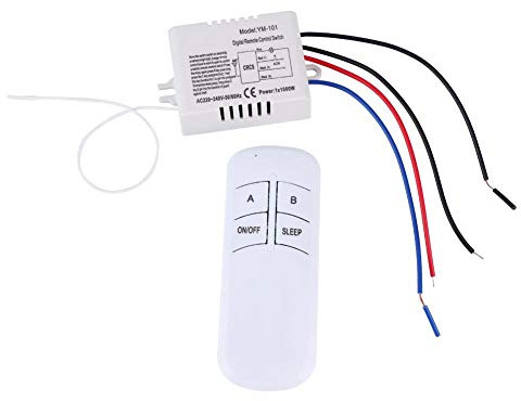 YAM-101 Lampada luce digitale wireless parete telecomando interruttore ricevitore trasmettitore 220V