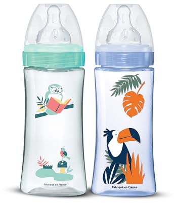 Dodie - Set De 2 Biberones Anticólicos Initiation+ 330Ml Niño, 2 unidades