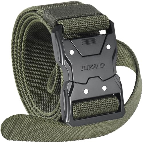 JUKMO Schnellverschluss Taktischer Gürtel Militär 3,8cm Nylon Arbeit Wandern