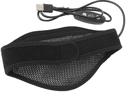 Massaggiatore Per collo E Spalle con Calore, Massaggiatore Per collo Riscaldante Massaggio con Vibrazione a 5 Marce Fascia Per collo Riscaldata USB Lavabile Per Uso Domestico Lavoro D'ufficio