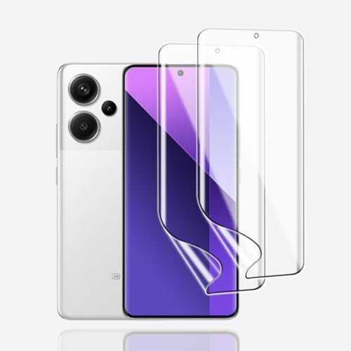 KoasVonson Film de Protection Hydrogel pour Xiaomi Redmi Note 13 Pro/13 Pro+, 2PCS Protection Ecran en Hydrogel HD Transparent Flexible TPU Protections d'écran, Film hydrogel Anti-Rayures