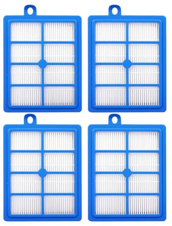 KEEPOW HEPA 13 Filter für AEG Lx7 Animal, für Philips FC8038/01, 4 Pack | Hochwertige Filterleistung, S-Filter Standardgröße Universell, Ideal für Allergiker, Waschbar und Wiederverwendbar