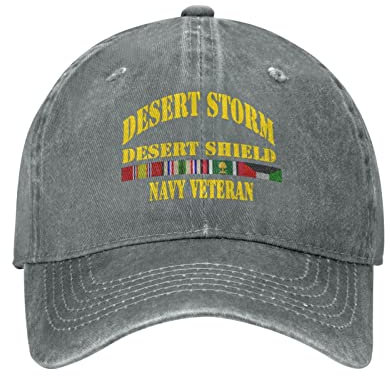 Baseballkappe, Desert Storm - Desert Shield - Marine - Veteran Schirmmütze Unisex Sommermütze Verstellbar Hut Für Sommer Outdoor Reisen