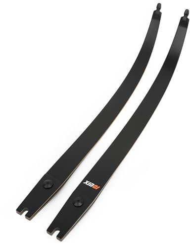 wolfman Bogenschießen Recurvebogen Wurfarme 66/68/70 16-32 Lbs ILF Advanced Competitive Bogengliedmaßen, Holzkern und Keramikschaumkern Erhältlich (70Zoll, 18Lbs)