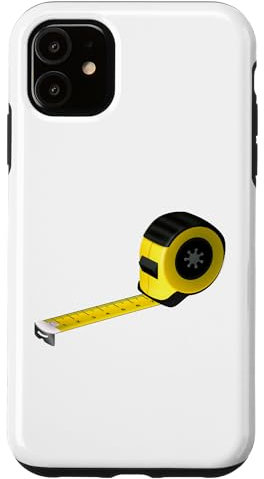 Maßband Werkzeug Lineal Hülle für iPhone 11