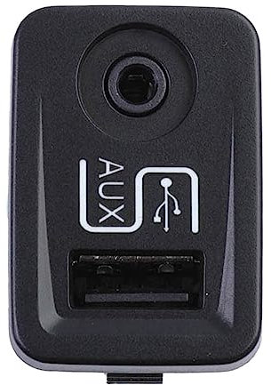 Ddujbtp Adaptador estéreo de puerto USB auxiliar para coche, compatible con entrada de audio de interfaz de audio 1SJ82JXWAA 2012-2014